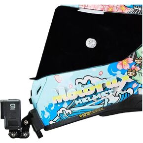 Customize Motorcycle Helmet Chin Mount Kits for GoPro Action Camera with Adhesive Pads and J Hook Mount Arai-rx7x