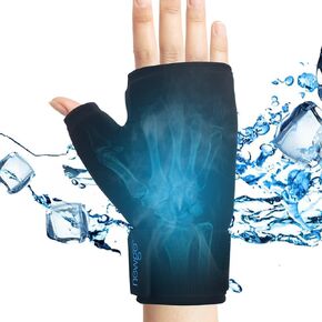 NEWGO Cold Glove Ice Glove for Hands and Wrist, Hand Cooling Glove Wrist Ice Pack Pain Relief for Arthritis, Carpal Tunnel, Tendinitis
