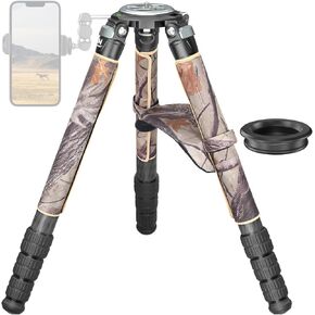 Carbon Fiber Tripod for Camera, Weyllan LX9G Heavy Duty Camera Tripod, Bowl Tripod with 40mm Leg Camouflage Sleeve 10-Layer Carbon Fibre Camcorder Tripod, Professional Camera Tripod for Telephoto Lens