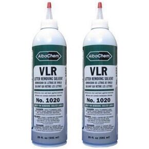 AlbaChem Heat Transfer Vinyl Remover for Fabrics and T-Shirts - 20oz Bottle (2 Pack)