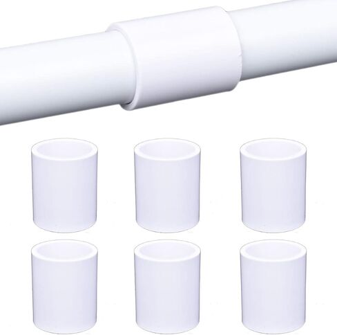 وصلة PVC مقاس 2 بوصة (4 عبوات)، تجهيزات محول أنابيب PVC (مقبس × مقبس) لهيكل وإطارات PVC DIY - تناسب أنابيب Sch.40 PVC مقاس 2 بوصة in Saudi Arabia