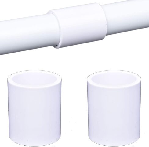 وصلة PVC مقاس 2 بوصة (4 عبوات)، تجهيزات محول أنابيب PVC (مقبس × مقبس) لهيكل وإطارات PVC DIY - تناسب أنابيب Sch.40 PVC مقاس 2 بوصة in Saudi Arabia