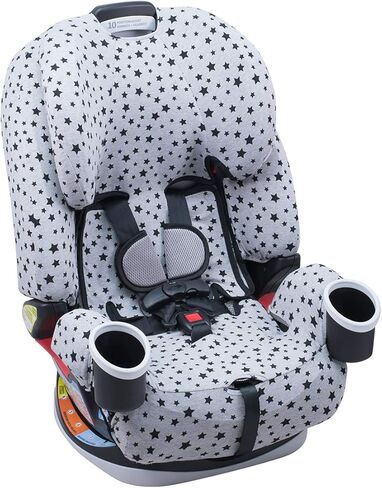 JYOKO Kids Cotton Cover Liner Compatible with Reducer Graco 4Ever (African Sunset) in Kuwait