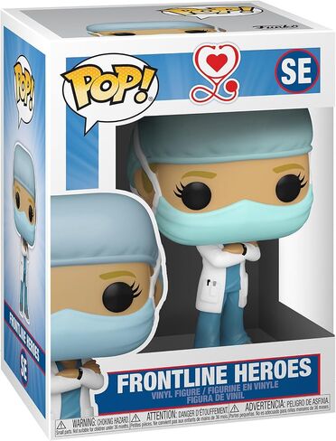 Funko Pop! Heroes: Front Line Worker- Female Hospital Worker #1, Multicolor in Saudi Arabia