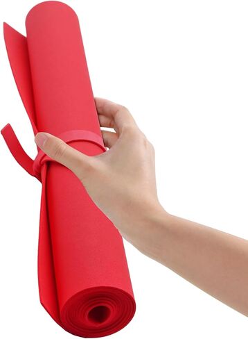 EVA Foam Roll | High Density 85kg/m3 | 2mm Thick | 48"x14" | Ideal for Cosplay, Crafts, DIY Projects (Black 1pcs) in Kuwait