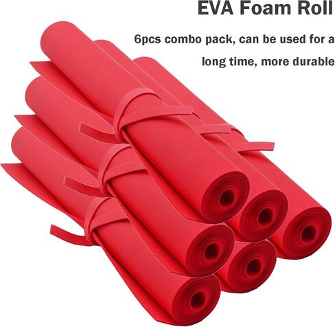 EVA Foam Roll | High Density 85kg/m3 | 2mm Thick | 48"x14" | Ideal for Cosplay, Crafts, DIY Projects (Black 1pcs) in Kuwait