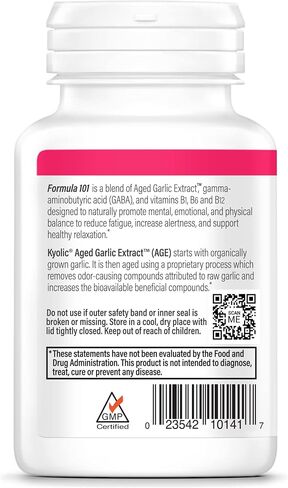 Kyolic Aged Garlic Extract Formula 101, Stress and Fatigue Relief, 100 Tablets (Packaging May Vary) in Saudi Arabia