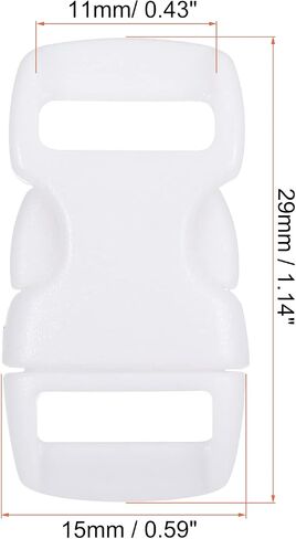 PATIKIL Plastic Buckles, Quick Side Release Clips for Strap, Webbing, Belt, Crafting, Backpack, Sewing Projects in Saudi Arabia