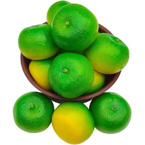 DaKuan 12 pcs Fake Oranges, Simulated Plastic Orange, Artificial Oranges, Decorative Fruit Tray, Used for Furniture Decoration, Decorations for Kitchen, Window Display and Photo Props(2.36×2.95 inch)