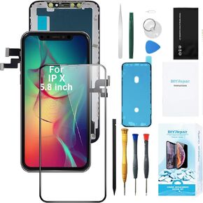 Premium for iPhone 13 Screen Replacement 6.1' 3D Touch LCD Complete Repair kit Digitizer Display Assembly with Waterproof Adhesive, 10D Tempered Glass, Tools (A2633, A2482, A263, A2634)