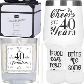 MEANT2TOBE 40th Birthday Gifts for Women, 40 Birthday Gifts, Gifts for 40th Birthday Women, 40th Birthday Decorations, Happy 40th Birthday Gift, 40th Birthday Tumblers, 40th Birthday Party Supplies