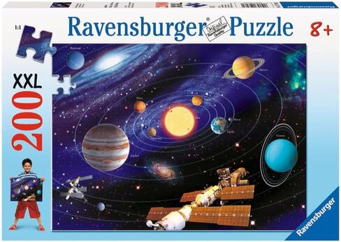 لغز الصور المقطوعة من Ravensburger Cosmic Exploration 200 قطعة مقاس XXL للأطفال - 12692 - كل قطعة فريدة من نوعها، القطع تتلاءم معًا بشكل مثالي، متعدد الألوان، 19.5 بوصة × 14.25 بوصة in Kuwait