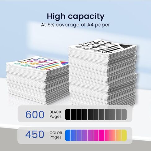 212XL 212 Ink Cartridges for Epson Printer Remanufactured Replacement for Epson 212 Ink Cartridges Work with Epson XP-4100 XP-4105 Workforce WF-2830 WF-2850 (2 Black, Yellow, Magenta, Cyan, 5 Pack) in Kuwait