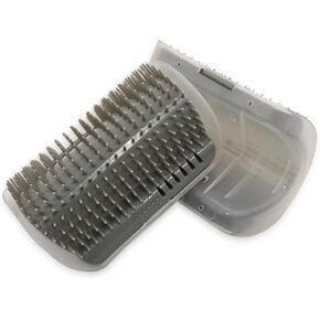 Skruffie’s Love Cat Self Groomer Cat Corner Wall Scratcher Comb Pet Grooming Supplies Massage Brush for Long Short Fur Cats Kitten Puppy