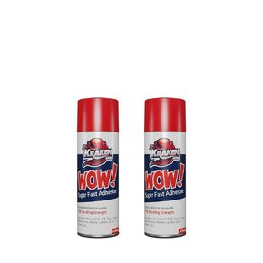 Kraken Bond Wow! CA Glue Accelerator Spray (1x6.76 fl. oz.) - NOT Spray Adhesive, 1 Pack