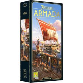 7 Wonders Armada Board Game EXPANSION (New Edition)| Family Board Game | Civilization Board Game for Adults| Strategy Board Game for Game Night | 3-7 Players | Ages 10+ | Made by Repos Production