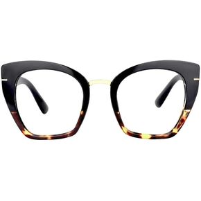 Zeelool Readers Thick Cat Eye Reading Eyeglasses for Women with Standard Anti-Reflective Coating Lulu VFP0255