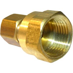 LASCO 17-6617 1/4-Inch Compression by 1/2-Inch Female Pipe Thread Brass Adapter