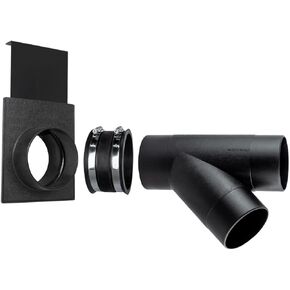 POWERTEC 70337-P6 2-1/2" Dust Control Flex Cuff w/Adjustable Key Hose Clamps, Hose Connector Rubber Cuff Coupler for Woodworking Dust Collection Fittings, Dust Collector Accessories & Machinery, 6 PK