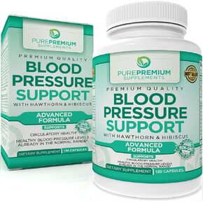 PurePremium Beet Root Capsules for Normal Blood Pressure Support - Blood Pressure Supplements with Beetroot, Hawthorn, Hibiscus - Beets Supplements for Normal Nitric Oxide - 90 Beetroot Capsules