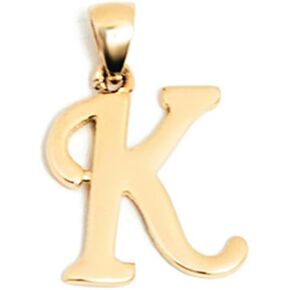 GELIN 14K Solid Gold L Initial Pendant for Women | Alphabet Letter Charms, A-Z, All Letters