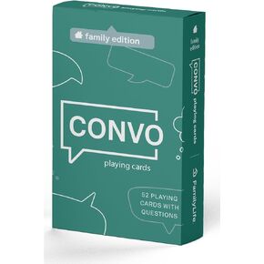 FAMILYLIFE New Convo Playing Cards Couples Version — Couples Board Games — Ice Breaker Conversation Games — Card Games for Couples — Communication Cards