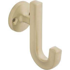 Hickory Hardware H077888MB Woodward Collection Hook 1-1/8 Inch Center to Center Matte Black Finish