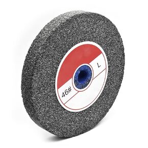 1 Piece Benchtop Grinding Wheel, 5 Inches, Suitable for Grinding Alloy Steel, Hardened Steel, High Carbon Steel and Other Metals. 80 Grit, 1/2" Mandrel Hole, 0.67" Thickness (White Corundum)