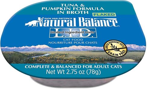 توازن طبيعي محدود المكونات حمية الدجاج والقرع في المرق | طعام رطب للقطط البالغة خالي من الحبوب | 2.75 أونصة. كوب، (عبوة من 24 قطعة) in Kuwait