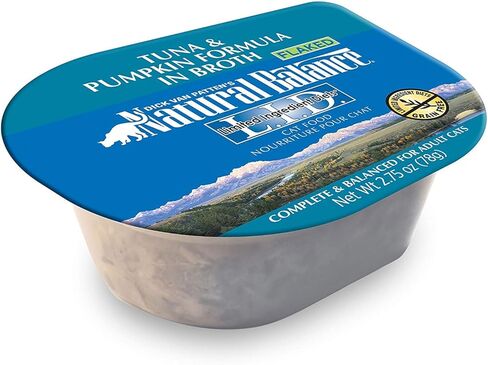 توازن طبيعي محدود المكونات حمية الدجاج والقرع في المرق | طعام رطب للقطط البالغة خالي من الحبوب | 2.75 أونصة. كوب، (عبوة من 24 قطعة) in Kuwait