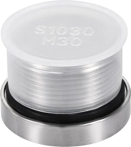uxcell Stainless Steel Inner Hex Head M10x1 Pipe Fitting Plug with Seal Ring for Terminate Pipe Ends in Saudi Arabia