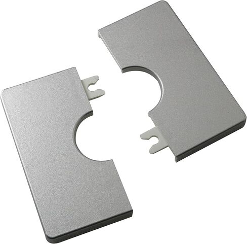 Wall Split Flange HSCGIN 2Sets White ABS Plastics Square Shaped Escutcheon Plates with 33mm/1.29inch Diameter Hole Wall-mounted Water Pipe Cover in Saudi Arabia