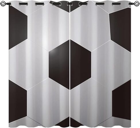 Sports Baseball Blackout Curtains for Girls Boy Home Decor, Texture Laces Closeup Background Grommet Thermal Insulated Drapes Darkening Window Curtain for Bedroom Living Room, 42 x 63 Inch in Saudi Arabia