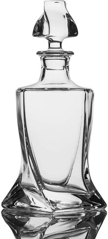 Square 26oz Whiskey Decanter with Glass Stopper in Saudi Arabia