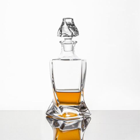 Square 26oz Whiskey Decanter with Glass Stopper in Saudi Arabia