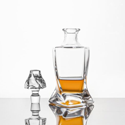 Square 26oz Whiskey Decanter with Glass Stopper in Saudi Arabia