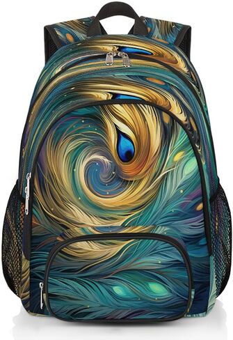 School Backpack for Boys Girls, Bonjour Paris Eiffel Tower Elementary School Bags Colorful Eiffel Tower Lightweight Bookbag Laptop Backpack Casual Daypack Rucksack for Kids Teens in Saudi Arabia