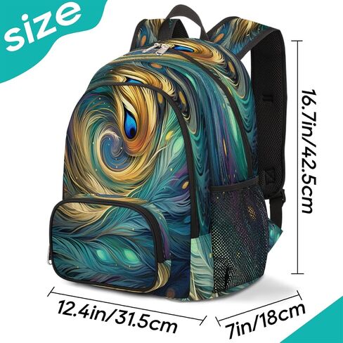 School Backpack for Boys Girls, Bonjour Paris Eiffel Tower Elementary School Bags Colorful Eiffel Tower Lightweight Bookbag Laptop Backpack Casual Daypack Rucksack for Kids Teens in Saudi Arabia