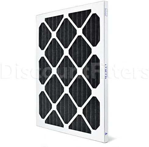فلتر هواء AIRx ODOR 16x25x1 MERV 8 مصنوع من الكربون - صنع في الولايات المتحدة الأمريكية - صندوق مكون من 6 قطع in Kuwait