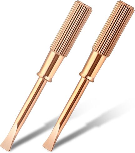 2pcs Bracelet Screwdriver Titanium Steel Mini Screw Driver Jewelry Repair Tools slotted screwdriver for Love Bracelet Bracelet Repair Screwdriver Tools, Gold + Rose Gold in Saudi Arabia