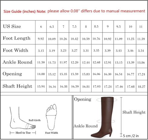 Modatope Knee High Boots Women Square Toe Kitten Heel Tall Boots | Womens Low Heel Fashion Heeled Fall Boots, Dressy Tall Long Boots For Women in Saudi Arabia