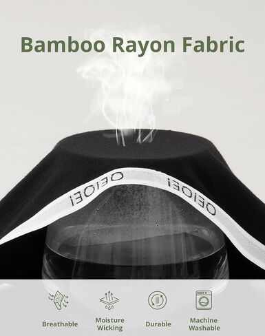 ملابس داخلية بيكيني نسائية من OIEOEI من ألياف الخيزران الناعمة عالية القطع، 3 قطع in Kuwait