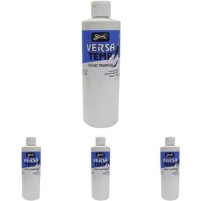 Sax Versatemp Heavy-Bodied Tempera Paint, White, 1 Pint - 1440695, 16 Fl Oz (Pack of 1)