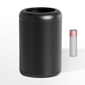 10L/2.6Gallon Small Gold Bathroom Trash Can,Brushed Gold Bathroom Garbage Can，Brass Trash Can for Bathroom,Vanity Bedroom,Hotel,Dressing Room，Rv, Store (135 Gold)