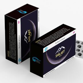 Wave Drops 30,000 MG Premium Natural Shilajit Tablets, Enhanced Energy, Metabolism, and Immune Support, Organic Rich in Fulvic Acid and 85+ Trace Minerals