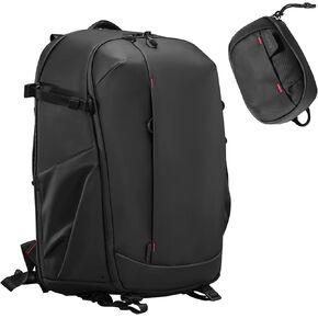 ULANZI BP09 Traker Camera Backpack 22L Versatile Camera Travel Bag Quick Access Well Organized Professional Photography Storage Shoulder Backpack for Sony/Nikon DSLR Cameras