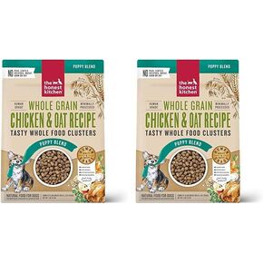 The Honest Kitchen Whole Food Clusters Puppy Whole Grain Chicken Dry Dog Food, 1 lb bag