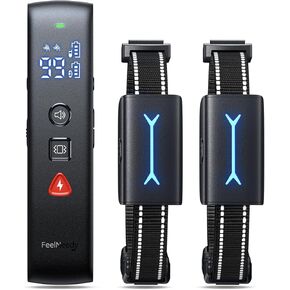 Dog Shock Collar, FEELNEEDY Shock Collar for Large Dog with Remote Long-Distance Reminder Dog Training Collar with 3 Training Modes, 2600FT Waterproof E Collar for Dog Training, Navy Blue