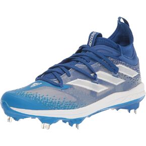 adidas Men's Adizero Afterburner 9 NWV Sneaker, White/Gold Metallic/White, 11.5