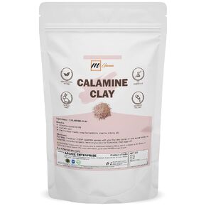mGanna 100% Natural Calamine Clay Powder for Anti-Ageing & Skin firming Diaper Rash Creams, Lotion and Soap Making 0.5 LBS / 227 GMS